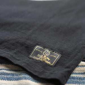 Studio DArtisan Kyoto Kurozome Dyed Crested T-shirt Black