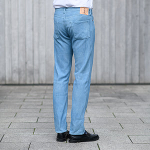 Studio D’Artisan 1880 ‘AWA-AI’ 12oz Selvedge Sashiko Trousers – Natural Indigo / Hand Dyed / Regular Tapered