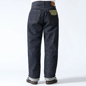 Sugar Cane 13oz Standard Denim 2025 Model Waist Overalls Wide Straight worn backside