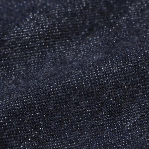 Sugar Cane 13oz Standard Denim 2025 Model Waist Overalls Wide Straight close up fabric