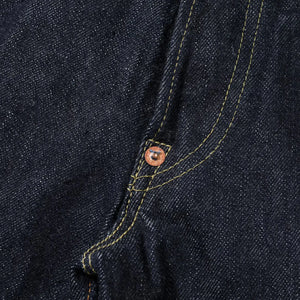 Sugar Cane 13oz Standard Denim 2025 Model Waist Overalls Wide Straight detail copper rivet