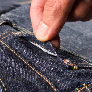 Sugar Cane 14oz 1947 Selvedge Denim Shorts Indigo Regular Straight detail selvedge id coin pocket