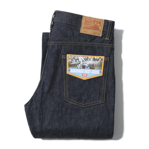 Sugar Cane 14oz Rodeoman Selvedge Denim Boot Cut folded