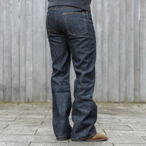 Sugar Cane 14oz Rodeoman Selvedge Denim Boot Cut worn backside