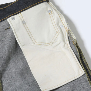 Sugar Cane 14oz Rodeoman Selvedge Denim Boot Cut detail pocket lining