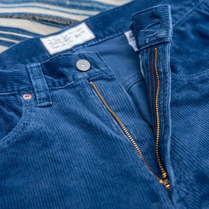 Sugar Cane 1947 9W Corduroy Pants – Ink Blue / Classic Straight