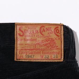 Sugar Cane 1947 9W Corduroy Pants – Black / Classic Straight