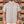 Sugar Cane Cotton Linen Dobby Herringbone Stripe Work Shirt Natural Blue worn front