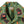 Sun Surf Insignia of Army Herringbone Hawaiian Shirt Olive detail collar