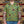 Sun Surf Insignia of Army Herringbone Hawaiian Shirt Olive worn front