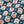 Sun Surf Navy Chevron Broadcloth Hawaiian Shirt Navy close up print