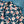 Sun Surf Navy Chevron Broadcloth Hawaiian Shirt Navy collar