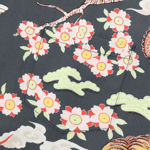 Sun Surf The Triangular Fight Hawaiian Shirt - Black