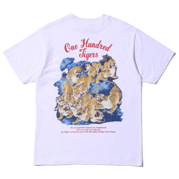 Sun Surf ‘One Hundred Tigers’ Loopwheeled T-Shirt – White