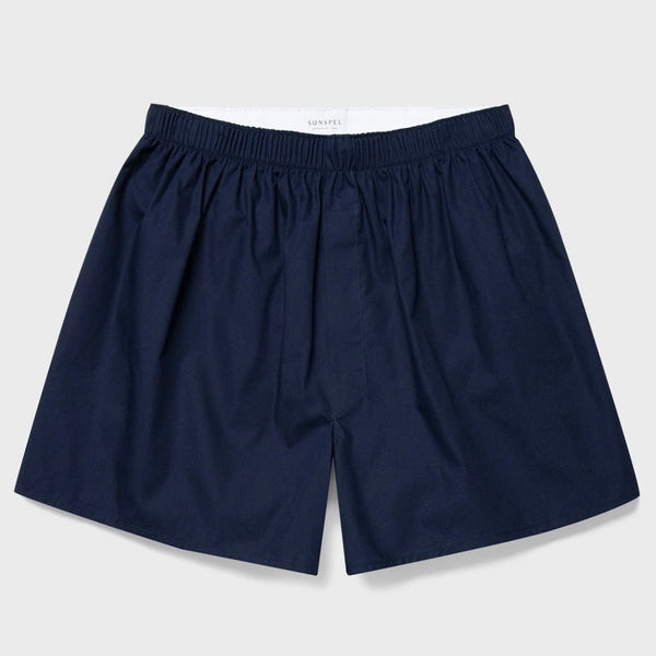 Sunspel Classic Boxer Shorts – Navy