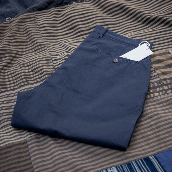 Sunspel Pleated Twill Shorts – Navy
