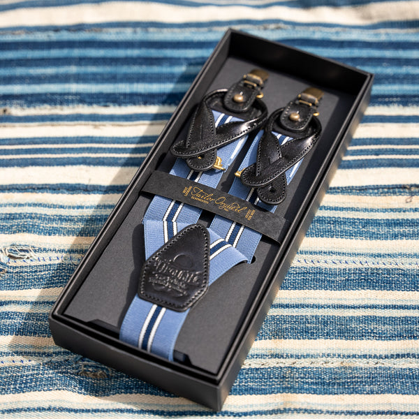 Tailor Orgueil 2-Way Suspenders - Blue