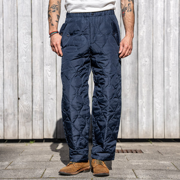 Taion Military Wide Down Pants – Dark Navy