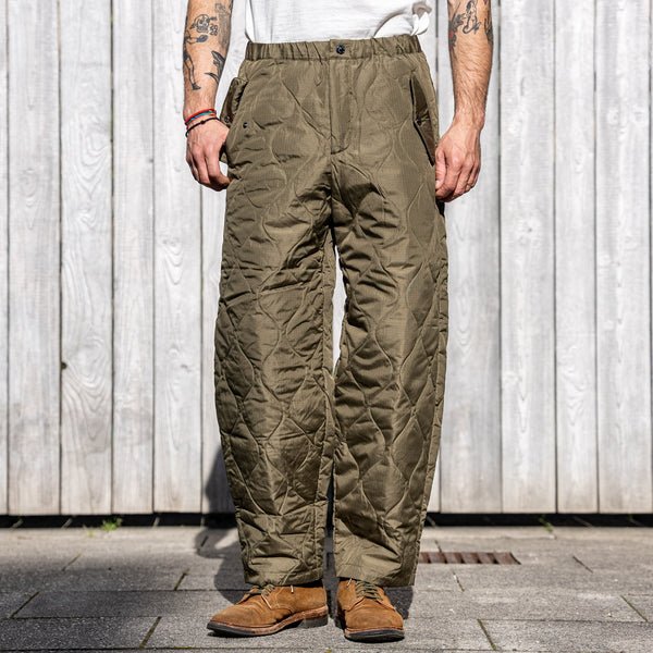 Taion Military Wide Down Pants – Dark Olive