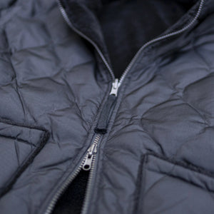 Taion Military Reversible ‘Hi Neck’ Down Jacket – Black / Black