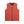 Taion Military W Zip Down Vest Akane Orange front flat