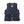 Taion Military W Zip Down Vest Dark Navy front flat open zipper