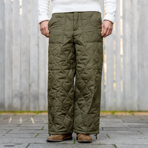 Taion Military Wide Down Pants – Dark Olive