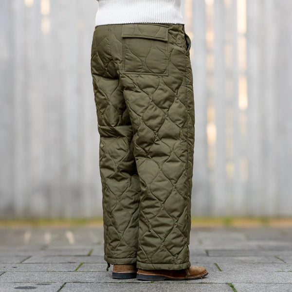 Taion Military Wide Down Pants – Dark Olive