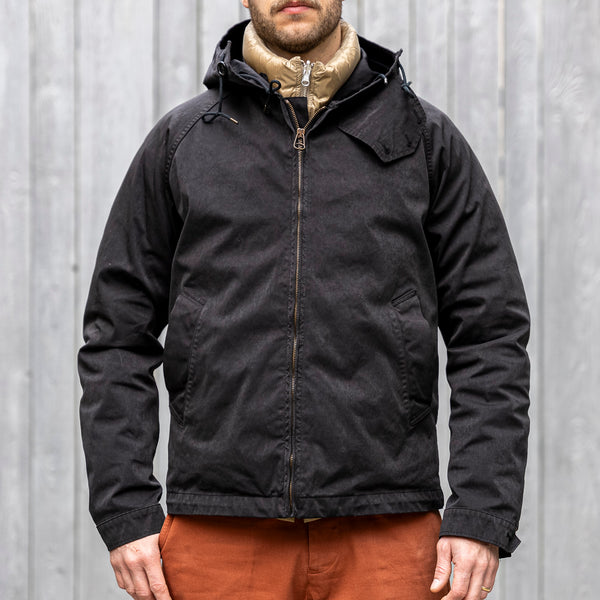 Ten C 13oz OJJ Anorak Jacket – Black