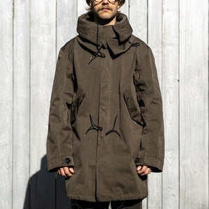 TEN C 13oz OJJ Parka – Dark Olive