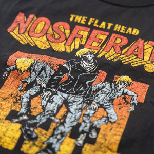 The Flat Head 10oz Nosferatu WideBody Loopwheeled TShirt Black