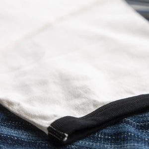 The Flat Head 11oz IceCream Loopwheeled Ringer TShirt White