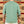 The Flat Head Honeycomb Thermal Raglan TShirt Mint Green worn backside