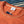 The Flat Head THCL 10oz Heavyweight Loopwheeled Longsleeve Rust Orange detail collar