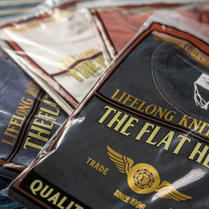The Flat Head THCL 10oz Heavyweight Loopwheeled Longsleeve Rust Orange all colors packed