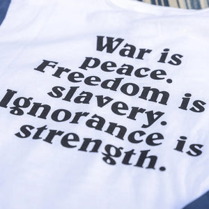 TSPTR ‘Peace Please’ Baseball T-Shirt - White / Navy