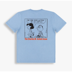 TSPTR Peanuts Art Journal TShirt Sky Blue backside