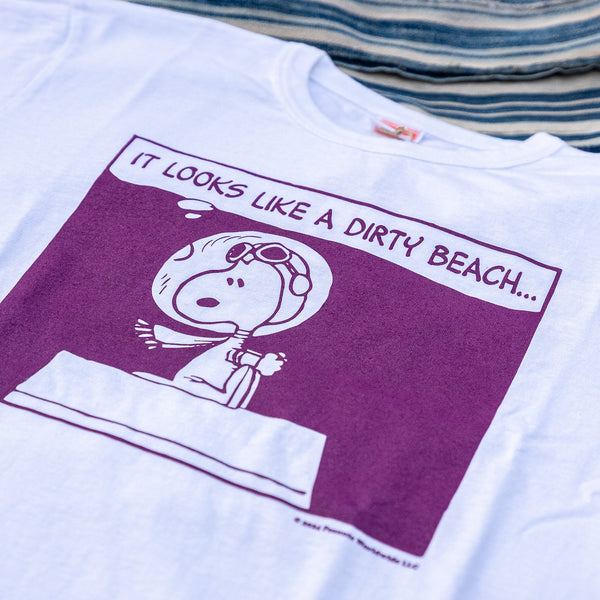 TSPTR ‘Dirty Beach’ Snoopy T-Shirt – White