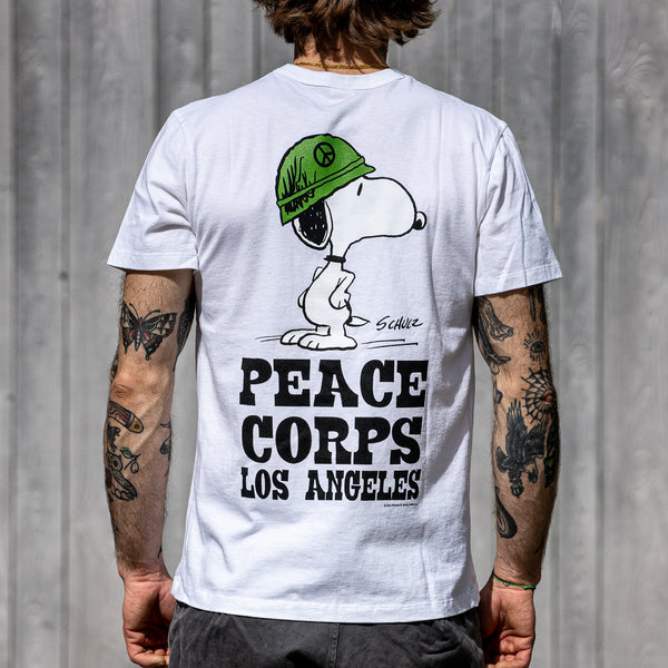 TSPTR ‘Peace Corps’ Snoopy T-Shirt – White