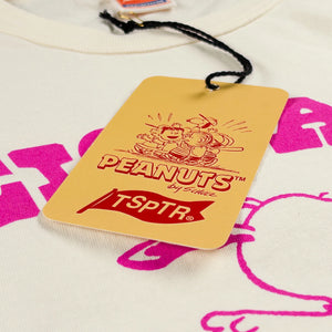 TSPTR Statement Eisbach Munich 2026 Snoopy TShirt Off White Store Exclusive close up hang tag