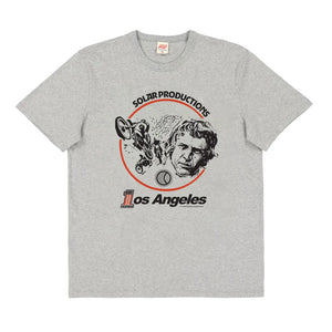 TSPTR Steve McQueen Solar Productions TShirt Grey Marl flat