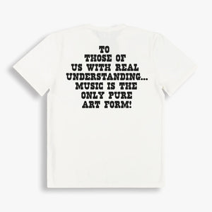 TSPTR Beethoven Peanuts TShirt Vintage White Backside