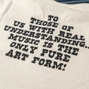 TSPTR Beethoven Peanuts TShirt Vintage White close up back print