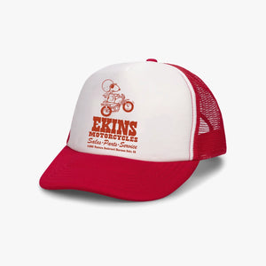 TSPTR Ekins Trucker Cap Red and White Front