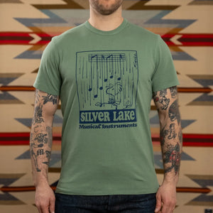 TSPTR Silverlake Snoopy TShirt Olive worn front