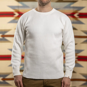 UES 16oz Double Honeycomb Thermal White worn front