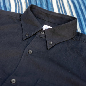 UES 6oz Sulphur Dyed Denim B D Shirt Black
