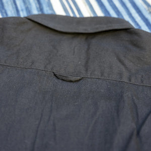 UES 6oz Sulphur Dyed Denim B.D.-Shirt - Black