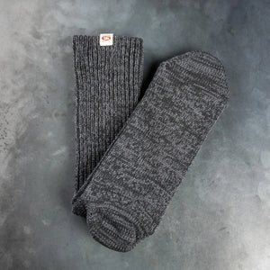 UES Air Twist Crew Socks Black Melange
