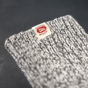 UES Air Twist Crew Socks Grey Heather Melange Detail Label